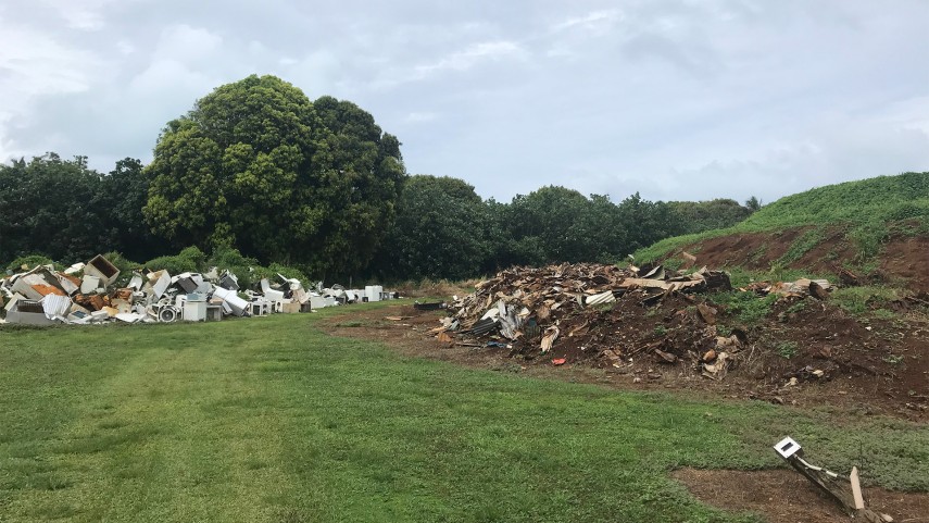 Reset Aitutaki Waste Minimisation Land fills