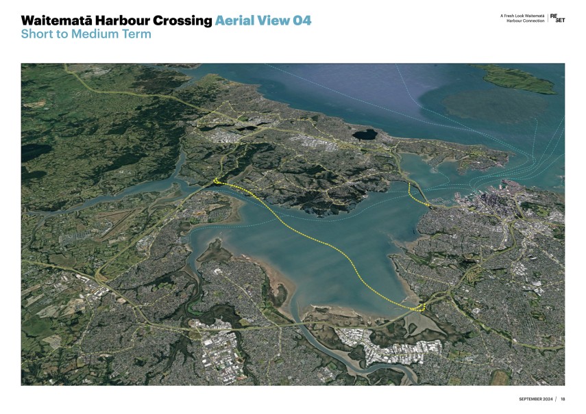 Waitemata Harbour Crossing Aerial View 04 RESIZED