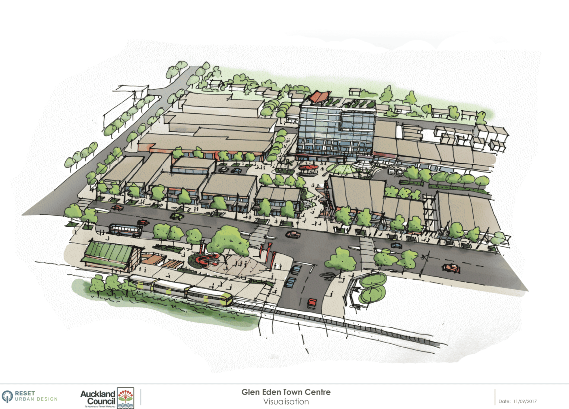 Glen Eden Town Centre Visualisation