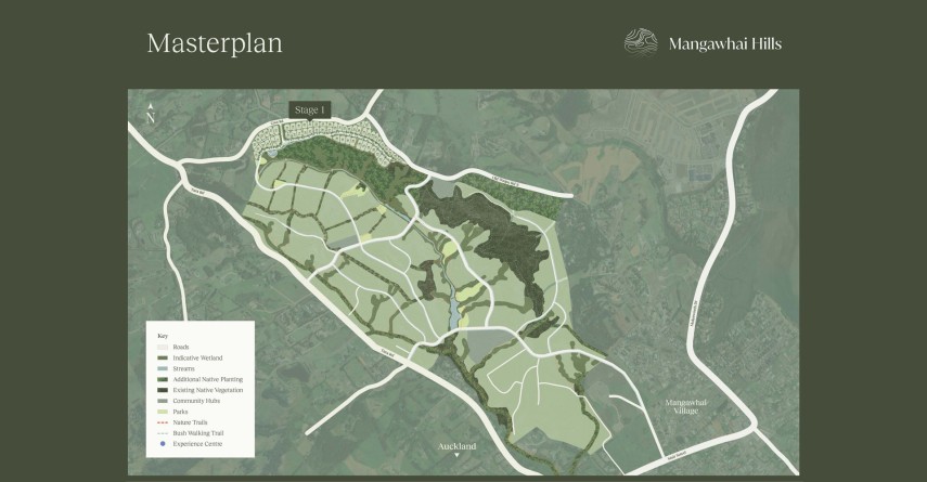Reset Urban Mangawhai hills masterplan