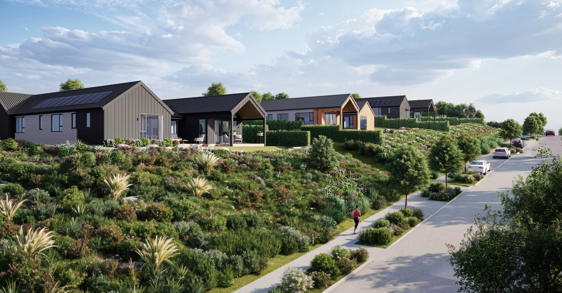 Reset Urban Mangawhai hills street render