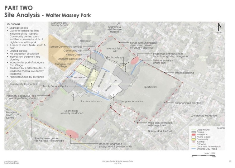 Mangere Walter Massey Park Analysis SMALL ISSUE
