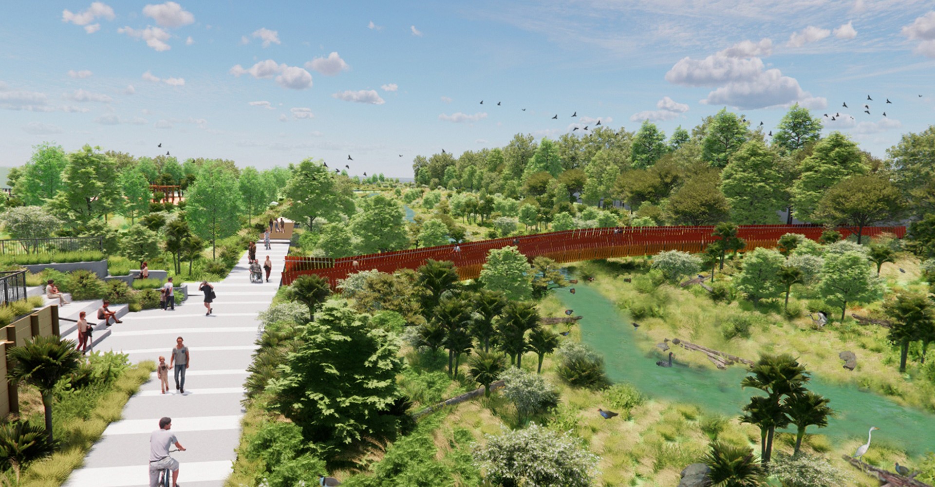 Rotokauri Greenway Reset Urban Design Image 0