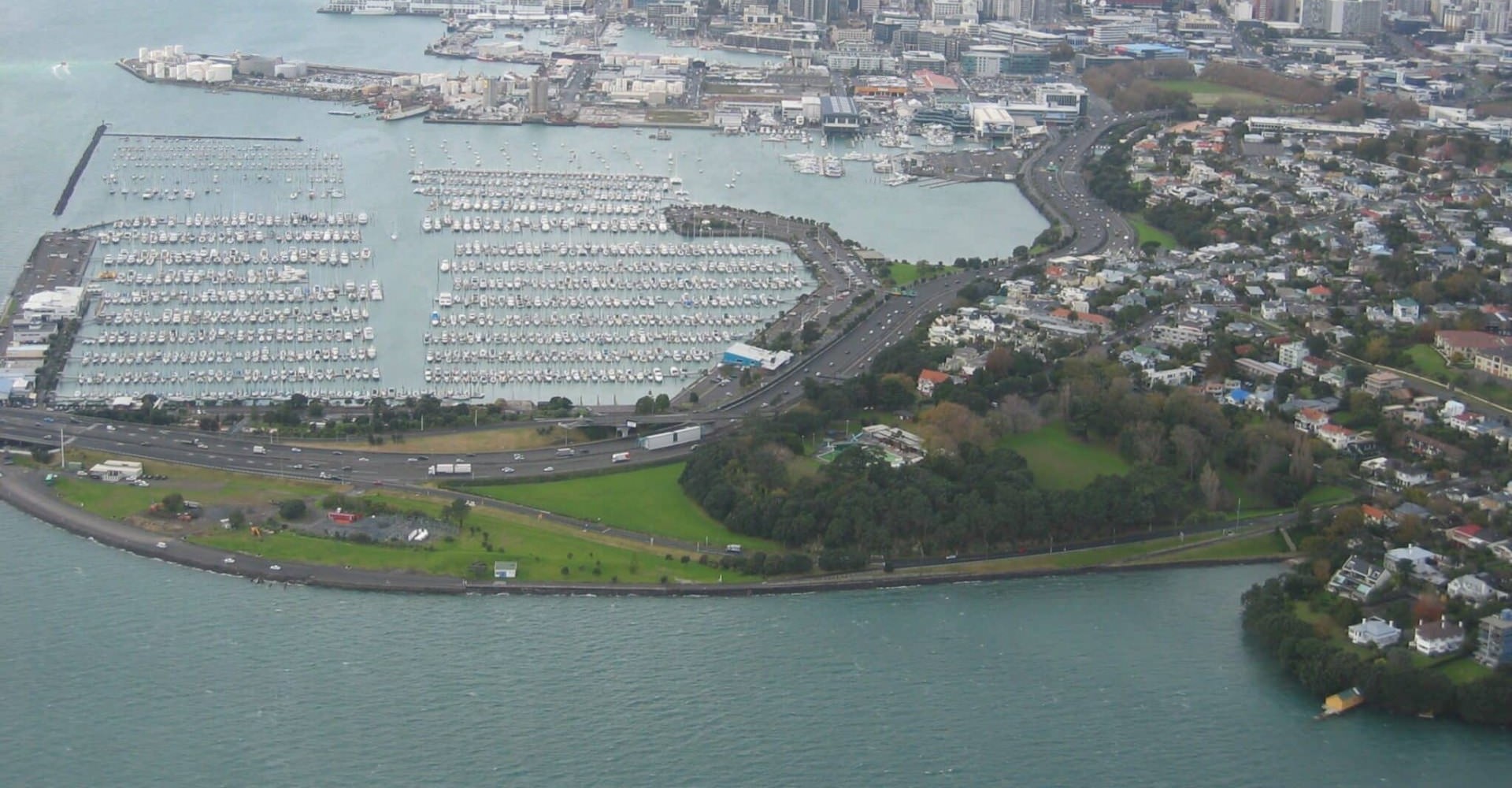 Westhaven Marina Aerial Waterfront